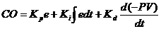 clasic pid without diferential error equation