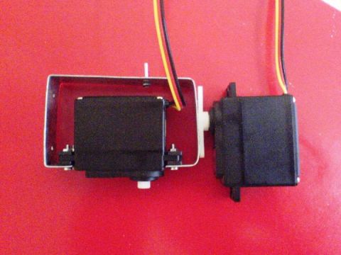 pan bracket with servo motor